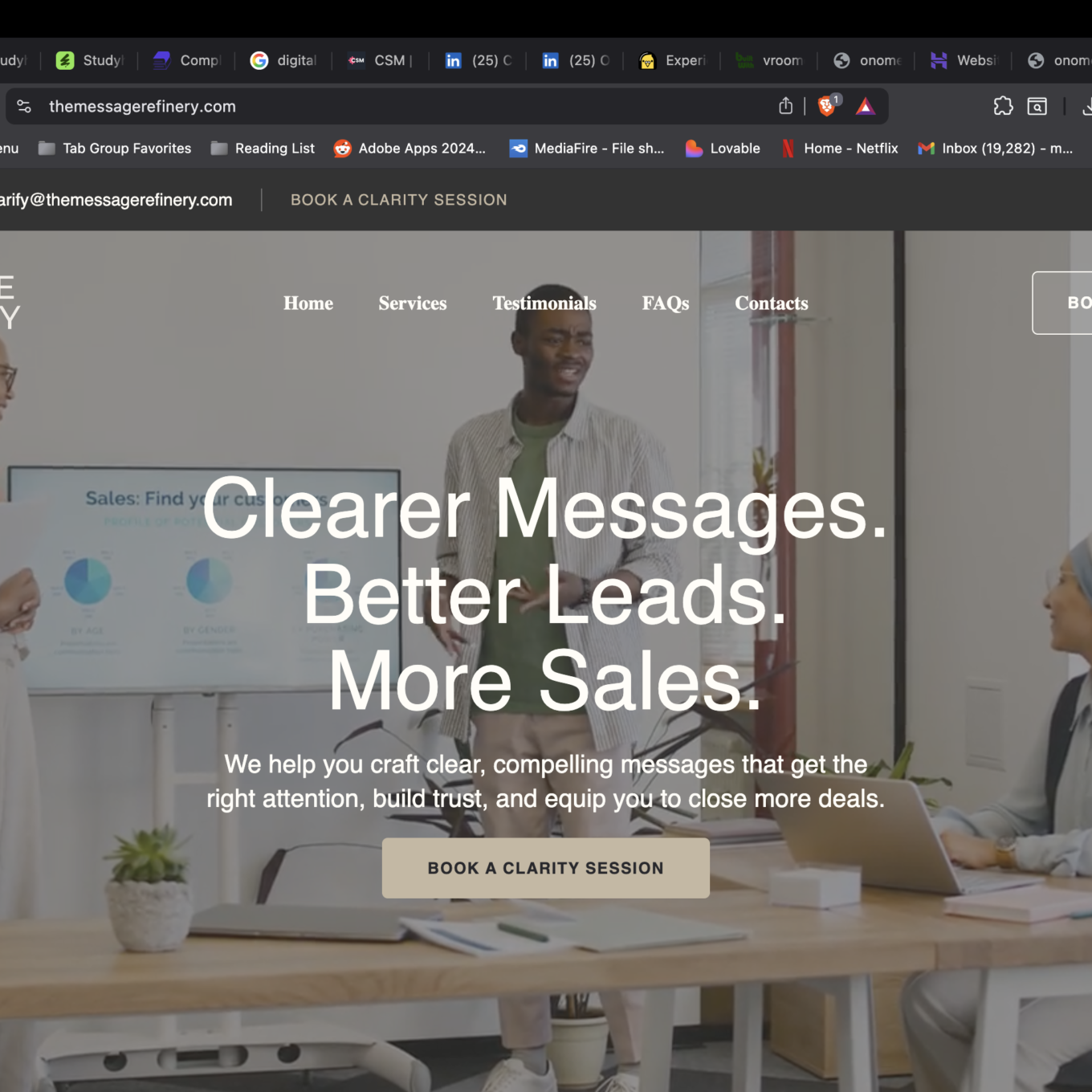 The Message Refinery Website